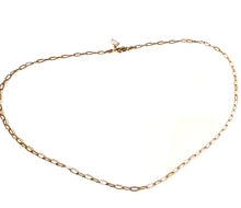 Load image into Gallery viewer, Paperclip Chain necklace and Bracelet