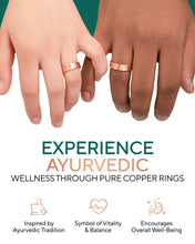 Load image into Gallery viewer, Pure Copper Rings – Hammered (6mm)