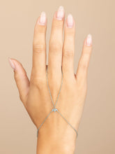 Load image into Gallery viewer, Amari Lotus CZ Hand Chain