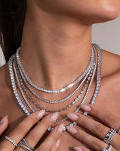 Load image into Gallery viewer, Brette Adjustable CZ Tennis Necklace