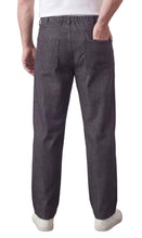 Load image into Gallery viewer, Men’s Lightweight Casual Elastic Waist Pull-On Jeans – Denim & Twill Pants with Easy Fit