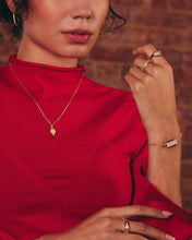 Load image into Gallery viewer, Lorna CZ & Opal Studded Hoop Earrings