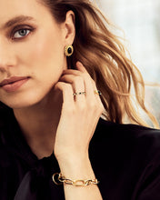 Load image into Gallery viewer, Ainsley Onyx Statement Stud Earrings