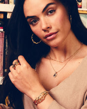 Load image into Gallery viewer, Tully CZ Molten Metal Cuff Bracelet