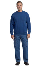 Load image into Gallery viewer, Mens 3-Pocket Fleece Sweatshirt with Raglan Seams, Chest Pocket and Tagless Neck