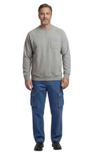Load image into Gallery viewer, Mens 3-Pocket Fleece Sweatshirt with Raglan Seams, Chest Pocket and Tagless Neck
