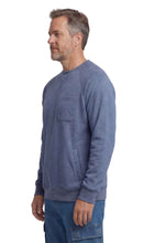 Load image into Gallery viewer, Mens 3-Pocket Fleece Sweatshirt with Raglan Seams, Chest Pocket and Tagless Neck