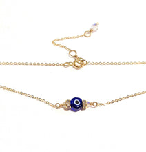 Load image into Gallery viewer, Evil Eye necklace, evil eye choker necklace