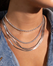 Load image into Gallery viewer, Sterling Silver Herringbone Chain