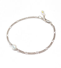 Load image into Gallery viewer, Keshi Pearl Figaro Chain bracelet