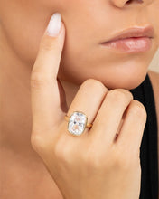Load image into Gallery viewer, Sterling Silver Elongated Cushion Cocktail Ring 4ct & 8ct