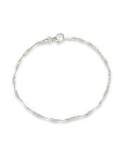 Load image into Gallery viewer, Sterling Silver Janina Delicate Twisted Chain Bracelet