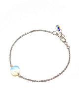 Load image into Gallery viewer, Opalite opal sparkle bracelet, opal and rhinestone bracelet