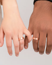 Load image into Gallery viewer, Pure Copper Rings – Hammered (6mm)