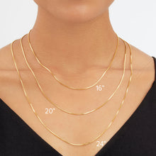 Load image into Gallery viewer, Sterling Silver Venetian Chain