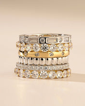 Load image into Gallery viewer, Sterling Silver Ethel CZ Band Ring