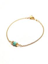 Load image into Gallery viewer, Turquoise dainty bracelet