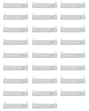 Load image into Gallery viewer, Sterling Silver Bar Initial Necklace