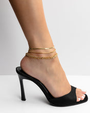 Load image into Gallery viewer, Adalina Three Chain Anklet Set