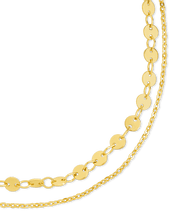 Load image into Gallery viewer, Eliana Layered Disc Chain Anklet