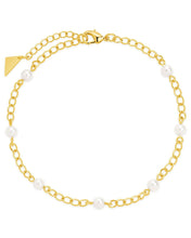 Load image into Gallery viewer, Coast Pearl Chain Anklet