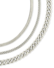 Load image into Gallery viewer, Adalina Three Chain Anklet Set