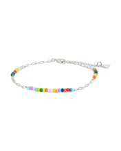 Load image into Gallery viewer, Iridiana Rainbow Beaded Anklet