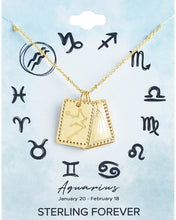 Load image into Gallery viewer, Zodiac Tag Necklace