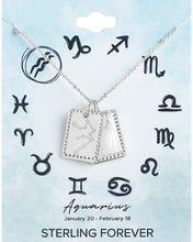 Load image into Gallery viewer, Zodiac Tag Necklace