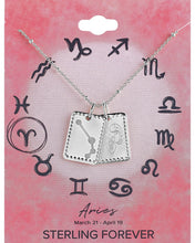 Load image into Gallery viewer, Zodiac Tag Necklace