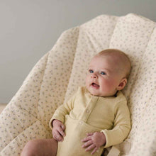 Load image into Gallery viewer, Terry Front flap Onesie | Buttercream