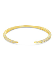 Load image into Gallery viewer, CZ Open Spike Cuff Bracelet
