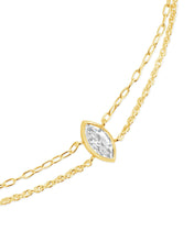Load image into Gallery viewer, Karlie CZ & Layered Chain Bracelet