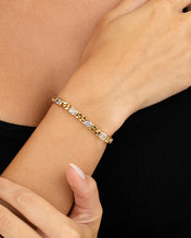 Load image into Gallery viewer, Cassie CZ Bezel Tennis Bracelet