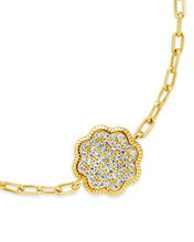 Load image into Gallery viewer, Raemy CZ Rose Petal Station Bracelet