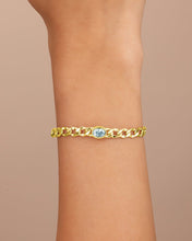 Load image into Gallery viewer, Rebel Station CZ Curb Chain Bracelet