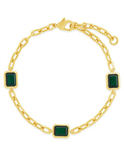 Load image into Gallery viewer, Lennox Station CZ Chain Bracelet Set