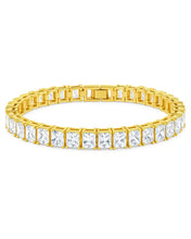 Load image into Gallery viewer, Marisol Princess Cut CZ Tennis Bracelet