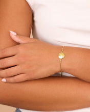 Load image into Gallery viewer, Sterling Silver CZ Constellation Disk Bolo Bracelet