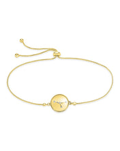Load image into Gallery viewer, Sterling Silver CZ Constellation Disk Bolo Bracelet