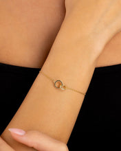 Load image into Gallery viewer, Sterling Silver Keilani Lock Link Bracelet