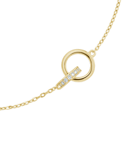 Load image into Gallery viewer, Sterling Silver Keilani Lock Link Bracelet