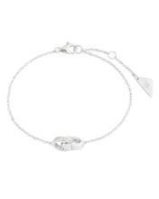 Load image into Gallery viewer, Sterling Silver Keilani Lock Link Bracelet