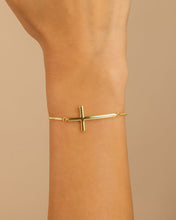 Load image into Gallery viewer, Polished Cross Bolo Bracelet