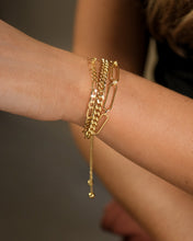 Load image into Gallery viewer, Layered Chain Bolo Bracelet
