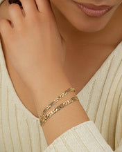 Load image into Gallery viewer, Anchor Chain Bracelet Set of 2
