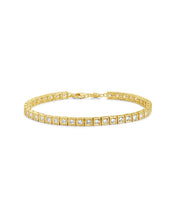 Load image into Gallery viewer, Christina Square CZ Tennis Bracelet