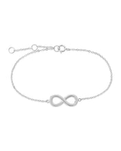 Load image into Gallery viewer, Sterling Silver Delicate Infinity Bracelet