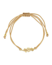 Load image into Gallery viewer, Sterling Silver Birth Flower Bolo Bracelet