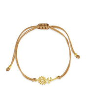 Load image into Gallery viewer, Sterling Silver Birth Flower Bolo Bracelet